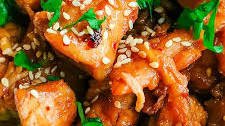 Sweet and spicy sesame chicken stir fry recipe