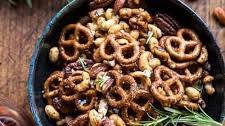 Sweet 'n' Savory Roasted Nuts and Pretzels