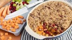 Sweet Potato Crisp With Apples and Cranberries