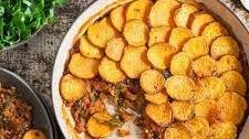 Sweet potato & lentil bake