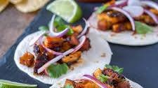 Sweet + Spicy Pork Belly Tacos