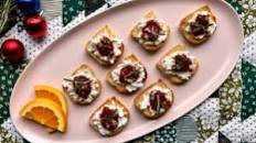 Taneisha Morris's Cranberry Goat Cheese Bruschetta
