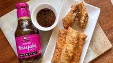 Teriyaki Chicken Crispy Egg Roll