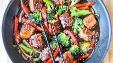 Teriyaki Salmon Stir Fry