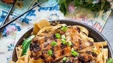 Thai Basil Chicken Noodle Bowl Recipe