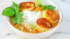 Thai Curry Scallops