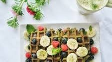 The Ultimate Coconut Matcha Waffles – vegan, gluten-free and sugar-free