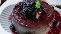 This Black Sesame Blackberry Flan is the Best Dairy-Free Dessert