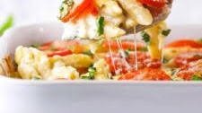 Tomato Basil Macaroni and Cheese