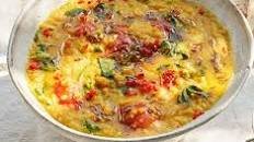 Tomato & spinach kitchari