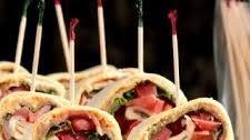 Tuscan Herb Hummus, Prosciutto and Goat Cheese Pinwheels Recipe