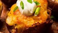 Twice Baked Potatoes with Greek Yogurt