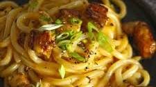 Udon Pork Belly Carbonara