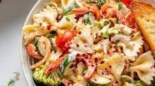 Vegan Pasta Primavera with Creamy Garlic Cashew Sauce