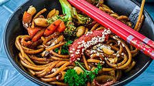 Vegetable Teriyaki Noodles - Teriyaki Stir Fry Noodles
