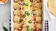 Vegetarian Black Bean Enchiladas