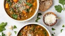 Vegetarian Sweet Potato Lentil Soup