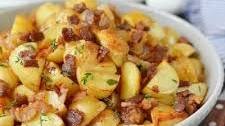 Warm Maple Bacon Potato Salad