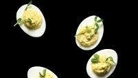 Wasabi Deviled Eggs