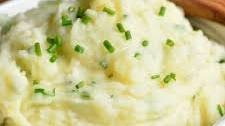 White Cheddar and Chive Mashed Potatoes