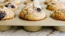 Whole Wheat Blueberry Muffins