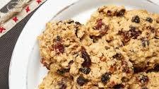 Winter Fruit Oatmeal Cookies