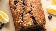 Zesty Lemon Blueberry Banana Bread