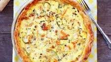 Zucchini Alfredo Quiche