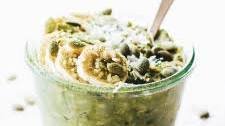 Zucchini Matcha Oatmeal