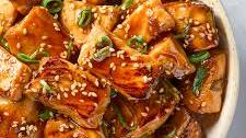 10-Minute Honey-Glazed Salmon Bites