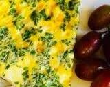 10-Minute Spinach Cheddar Frittata
