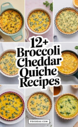 12+ Amazing Broccoli Cheddar Quiche Recipes You’ll Love to Make! 12-broccoli-cheddar-quiche-recipes-ccccc-17479