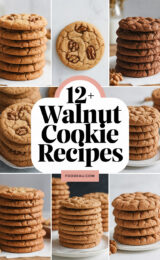 12+ Simple Walnut Cookie Recipes You'll Want to Bake Today! 12-walnut-cookie-recipes-ccccc-55083