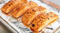 15-Minute Maple-Mustard Broiled Salmon