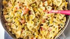 15 minute creamy pasta primavera
