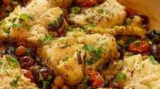 30 Minute Meal: Mediterranean Fish & Chickpea Skillet