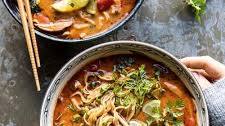 30 Minute Thai Peanut Chicken Ramen
