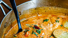 30 minute Coconut Thai Salmon Curry