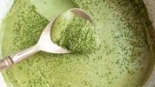 4-Ingredient Easy Matcha Mousse Recipe (Dairy-free)