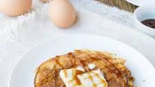 4 Ingredient Keto Low Carb Vanilla Ricotta Pancakes