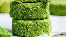 5-Ingredient Chewy Matcha Coconut Cookies