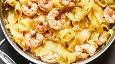 5-Ingredient Garlicky Shrimp Pasta