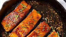 5-Ingredient Honey Garlic Glazed Salmon