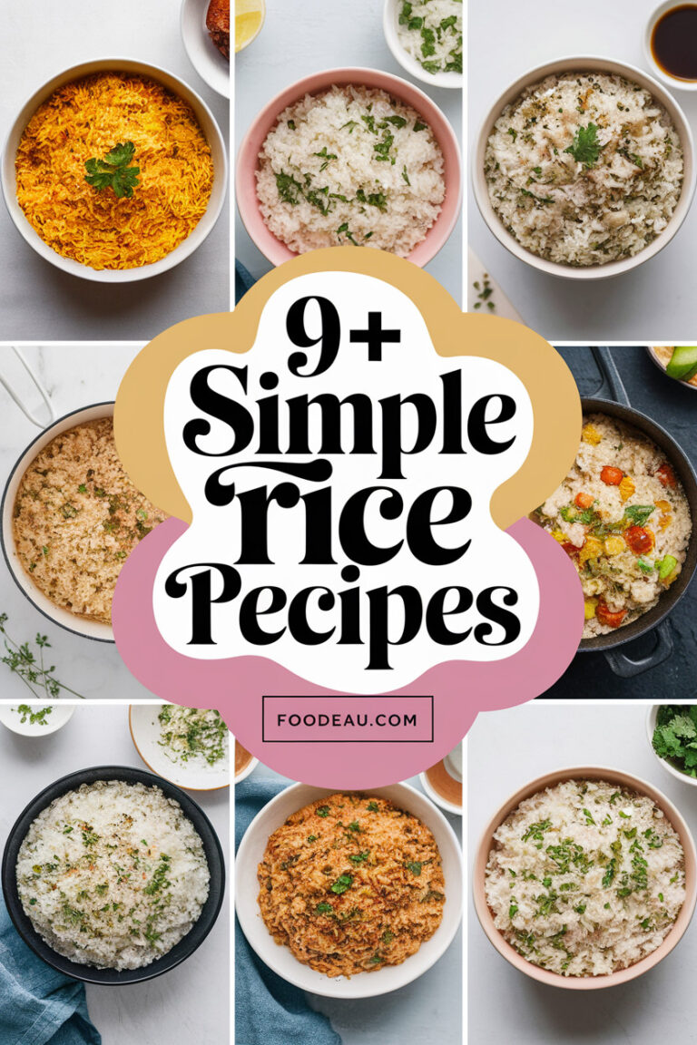 9+ Simple Rice Recipes to Delight Your Dinner Table – foodeau.com