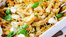 A Family Favorite Pesto & Ricotta Pasta Bake