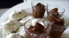 Aero meringues & Chocolate Avocado Mousse