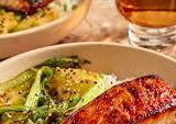 Air Fryer Miso Maple Salmon