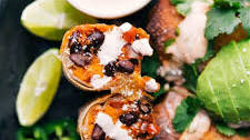 Air Fryer Sweet Potato and Black Bean Egg Rolls