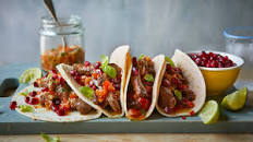 Air fryer beef tacos