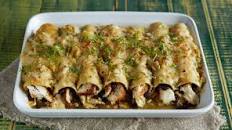 Alaska Halibut Enchiladas Salsa Verde